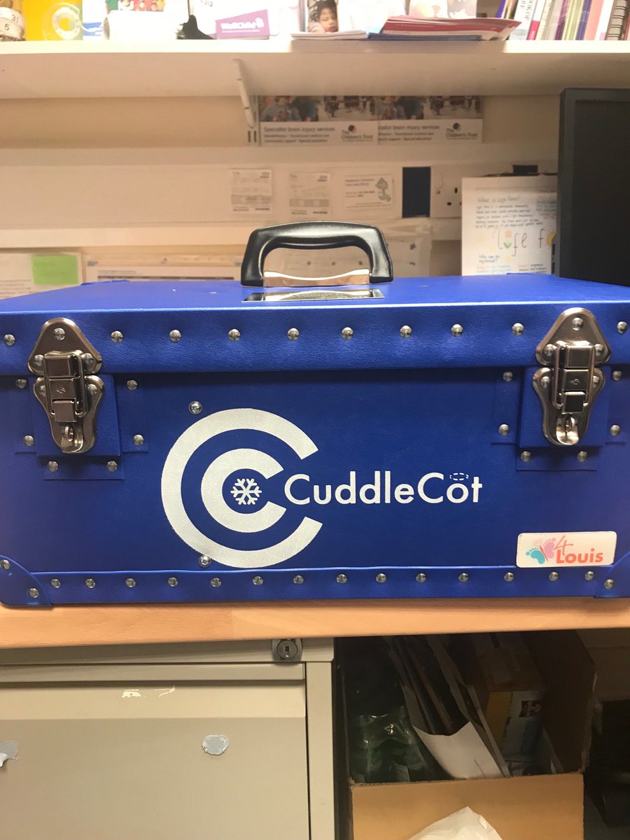 Thank you ⁦<a href="/_4Louis/">4Louis</a>⁩ and especially the generosity of a bereaved couple who donated a Cuddle Cot to the Life Force team, allowing bereaved parents in NCLondon to keep their baby at home prior to the funeral ⁦<a href="/WhitHealth/">Whittington Health NHS Trust</a>⁩ ⁦<a href="/johnsonmich18/">Michelle Johnson Queen’s Nurse 🇺🇦🇺🇦🇺🇦</a>⁩ ⁦<a href="/KathEvans2/">🌟 Kath Evans RGN RSCN 💙💛</a>⁩ ⁦