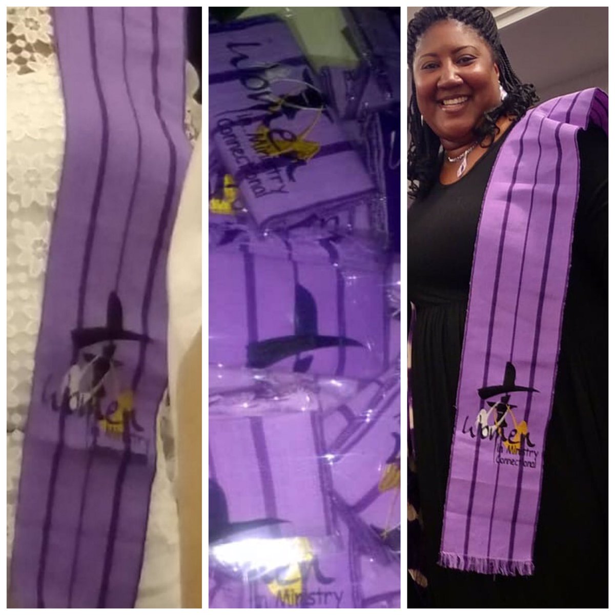 amewim's tweet photo. The new #AMEWIM stole is in! Make sure you order yours: https://t.co/bC73gGnmK1. Please share/tag with all members of WIM. https://t.co/xjxQPrXQRG