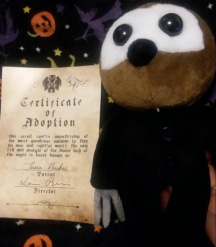 EHPodcasts's tweet photo. Had @lordoftears for a few weeks but forgot to share him here. Here's his new home, where he'll terrorize the neighborhood.
@HexHorror @LawrieBrewster #HexMedia #HexHorror #LordofTears #TheOwlman https://t.co/UFZMxJZH8c