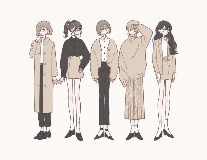 「5girls」 illustration images(Oldest｜RT&Fav:50)