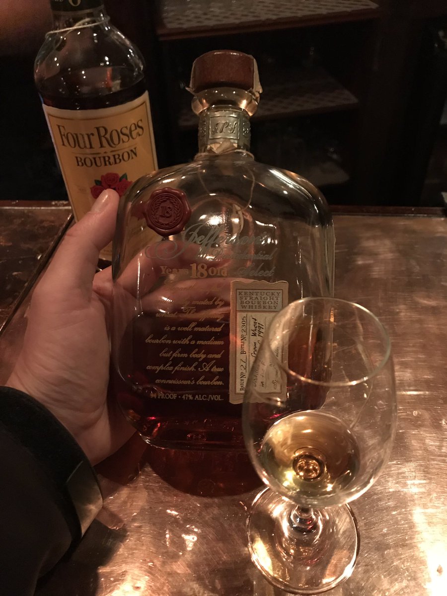 #SaturdaySip Jefferson 18yr Straight Bourbon @MaltLaneKinsale with @conorseanryan Any thoughts @thatsdramgood ?? 👌
