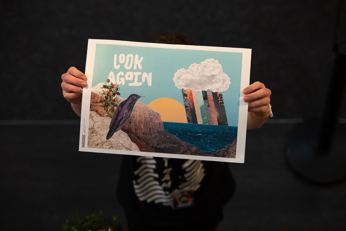 audaciouschurch's tweet photo. Make sure you grab your FREE #LookAgain poster from the foyer today. We know loads of you are loving the artwork, beautifully designed by @jogdenuk especially for #audaciousconf 2018 https://t.co/tJ6sdVNhFa
