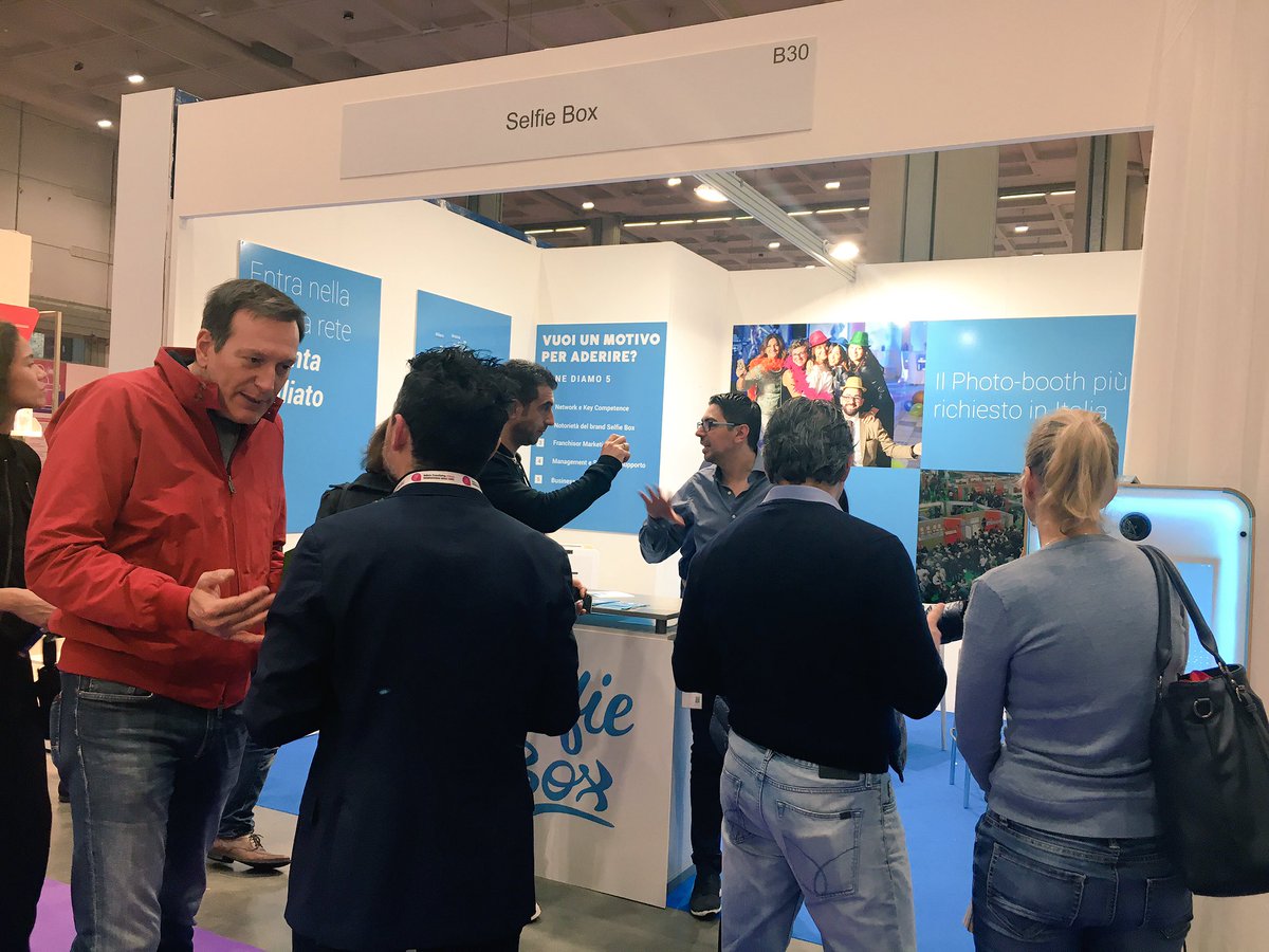 Il nostro Socio Selfie Box è l’azienda leader nel settore dei photo booth e degli eventi. Scatta una foto allo stand B30 al <a href="/FranchisingMI/">SaloneFranchisingMI</a> #SFM18