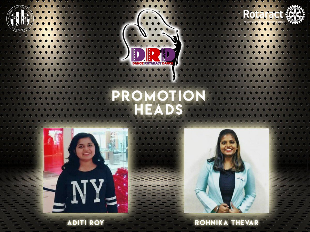 rcsiesnerul's tweet photo. Join us in congratulating the HODs of Dance Rotaract Dance Season 9 🎉🤩 #DRD9 1/3 https://t.co/nlNJfCmA0z