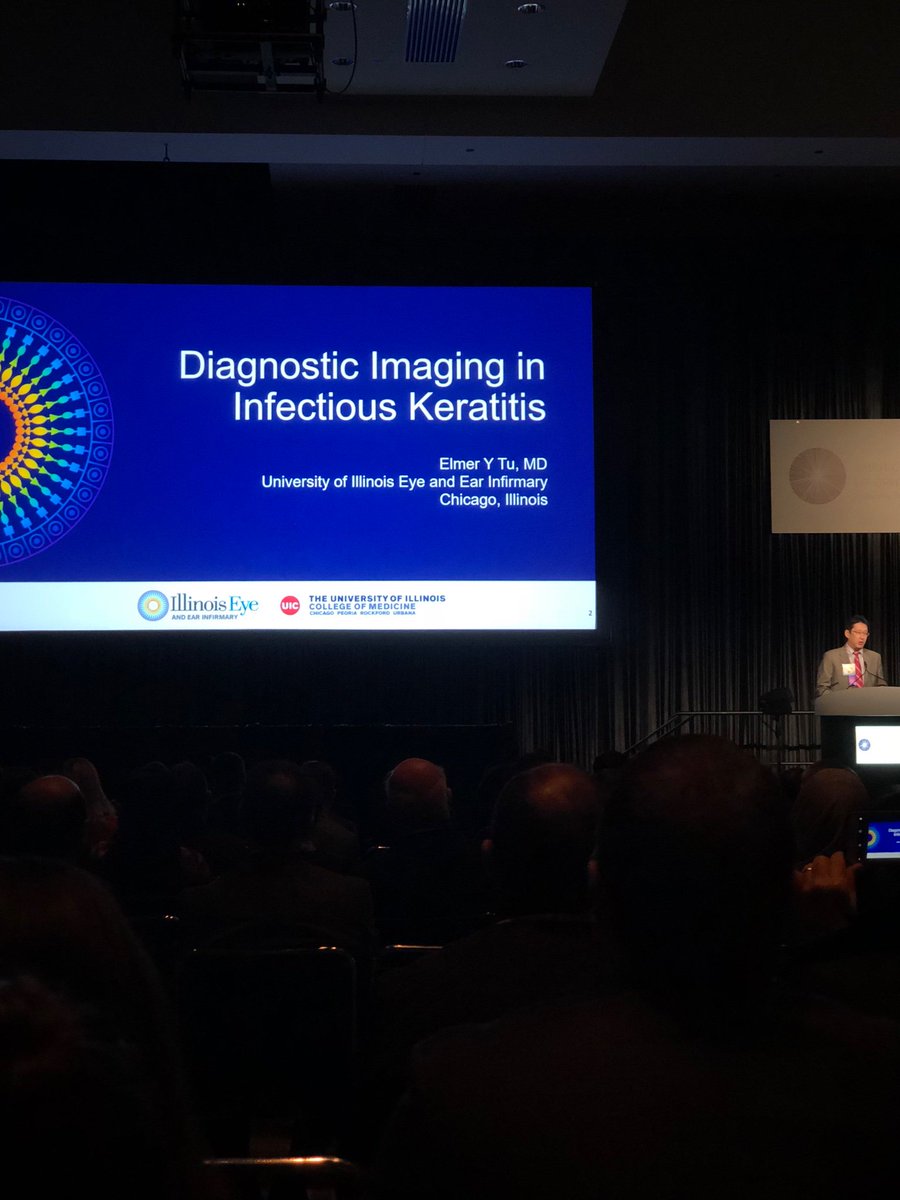 cornea_360's tweet photo. C360 Leadership Committee member, Dr. Elmer Tu, showing us how to diagnose the many forms of keratitis. For more great #Cornea content, stop by the Cornea Society Booth (#2038) to learn more about this brand new meeting! #AAO #Cornea360 https://t.co/00194eXgbQ