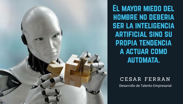 soycesarferran's tweet image. No te preocupes porque las máquinas te quiten tu trabajo, ocúpate por utilizar tu mejor herramienta !!!Tu cerebro!!!
#ChangingMind #MarcaPersonal