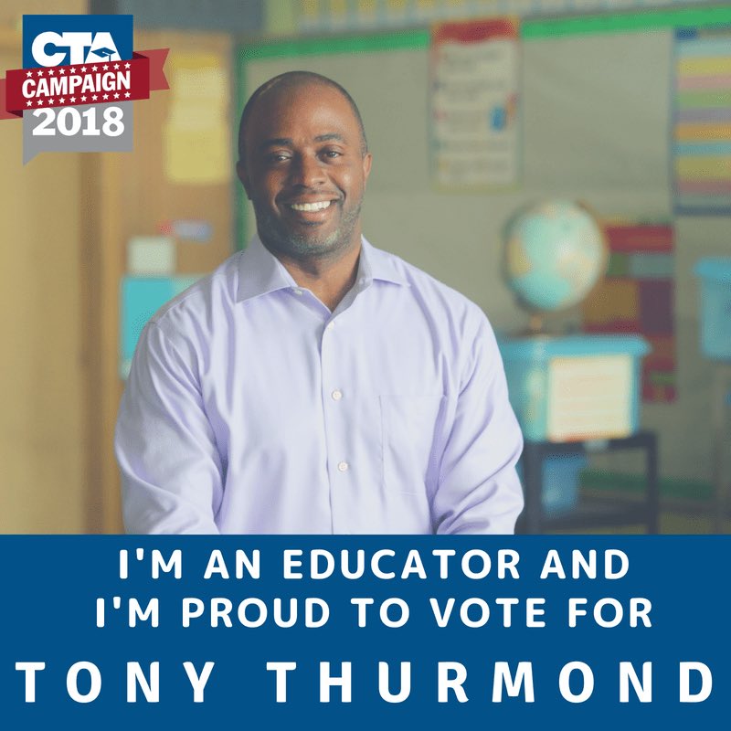 Join educators in voting for Tony Thurmond.