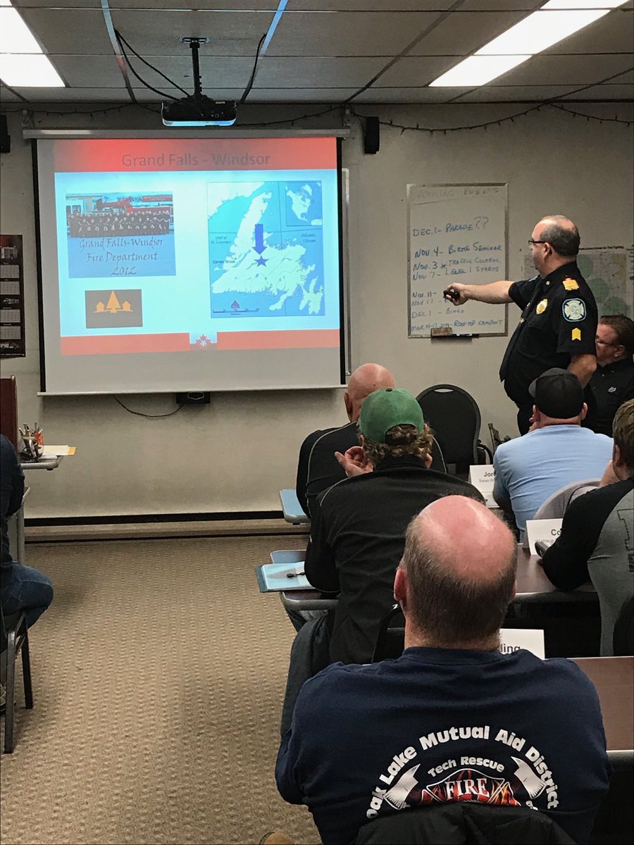 Launching another #BeyondHoses&amp;Helmets course in Virden, Mb. with ⁦<a href="/FirechiefVince/">Vince MacKenzie</a>⁩ . Thrilling, honoured.