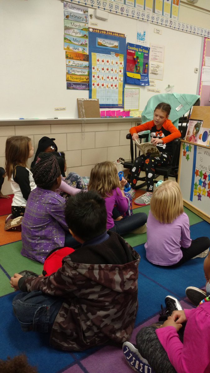Lucky me to have this amazing guest teacher yesterday. Winner of the Fall Festival Silent Auction <a href="/WarrenES_BCPS/">Warren Elementary</a>