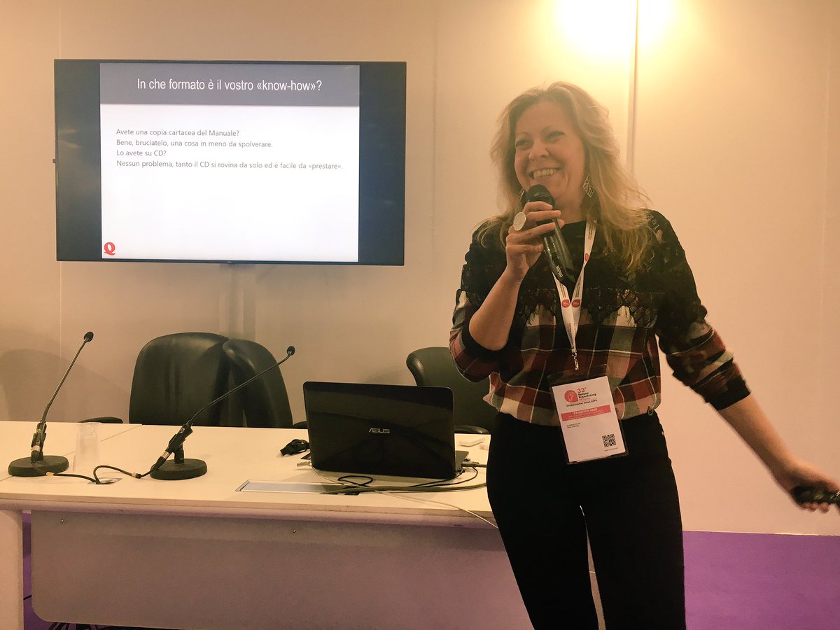 Proteggere e gestire il proprio know how tra nuove normative e nuove tecnologie: ne abbiamo parlato con Mara Frigo nell’ultimo workshop nella sala F-Meeting al <a href="/FranchisingMI/">SaloneFranchisingMI</a> #SFM18