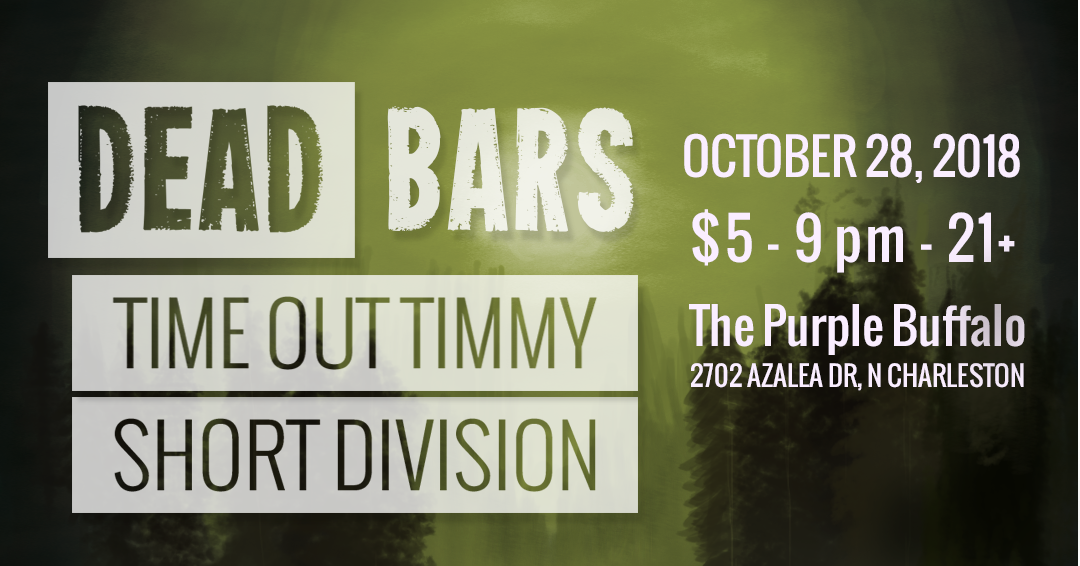 jadedopivy's tweet photo. So excited for @DeadBars to be in #chs tomorrow! Especially now that we've added @timeouttimmy #chsshows #punkrock #goodmusic https://t.co/zfoeCWLrRS