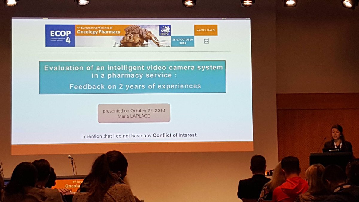 arz7614's tweet photo. @GHLaRochelle fortement représenté lors congrès européen #ecop4. Reconnaissance des travaux menés equipe PUI avec ce matin comm orale @lplce_marie sur retour d’expérience Drugcam @EurekamSAS « L’innovation c’est pas que dans les CHU »👏@Pierrethepot @tgodeau @SFPO_CJ @FondsFHF https://t.co/Xq1UKOcUAj