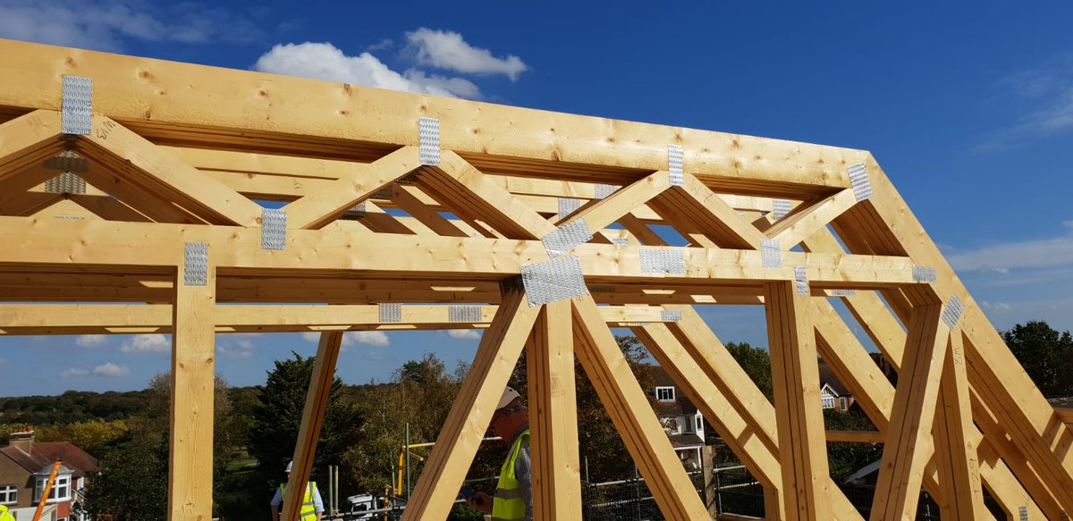 This frame designed to hold up a #structural #load (including what is called  dead load), its own weight, the weight of the roof covering, and additional loading called the  environmental load  such as snow and wind. 

#roofframe #RKSignatureliving