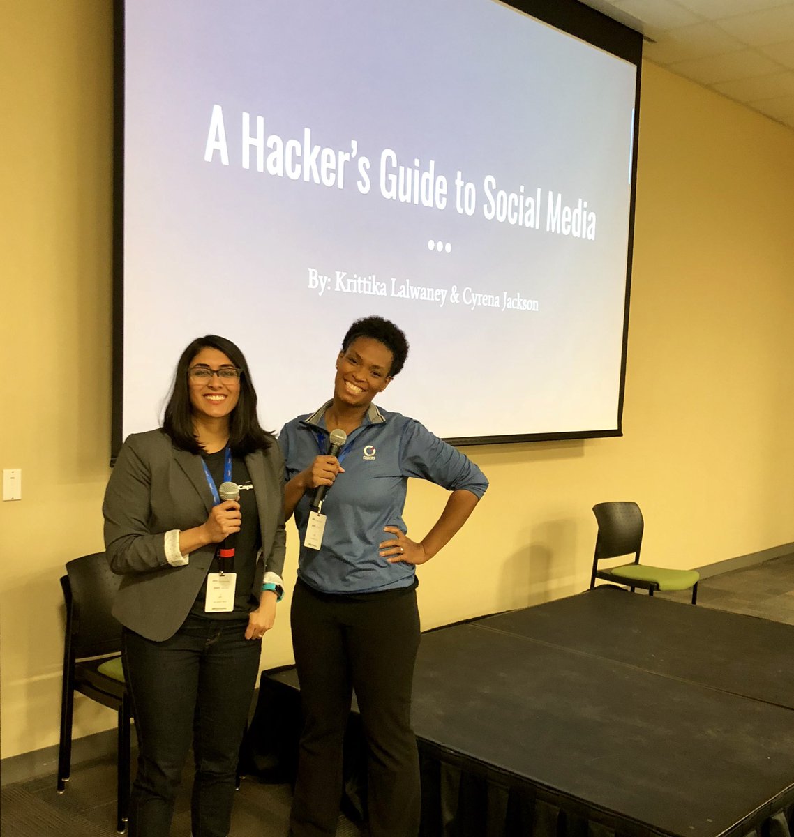 ibetika's tweet image. Excited to talk about social media best practices and OSINT. #awsgirlstechday #yearup