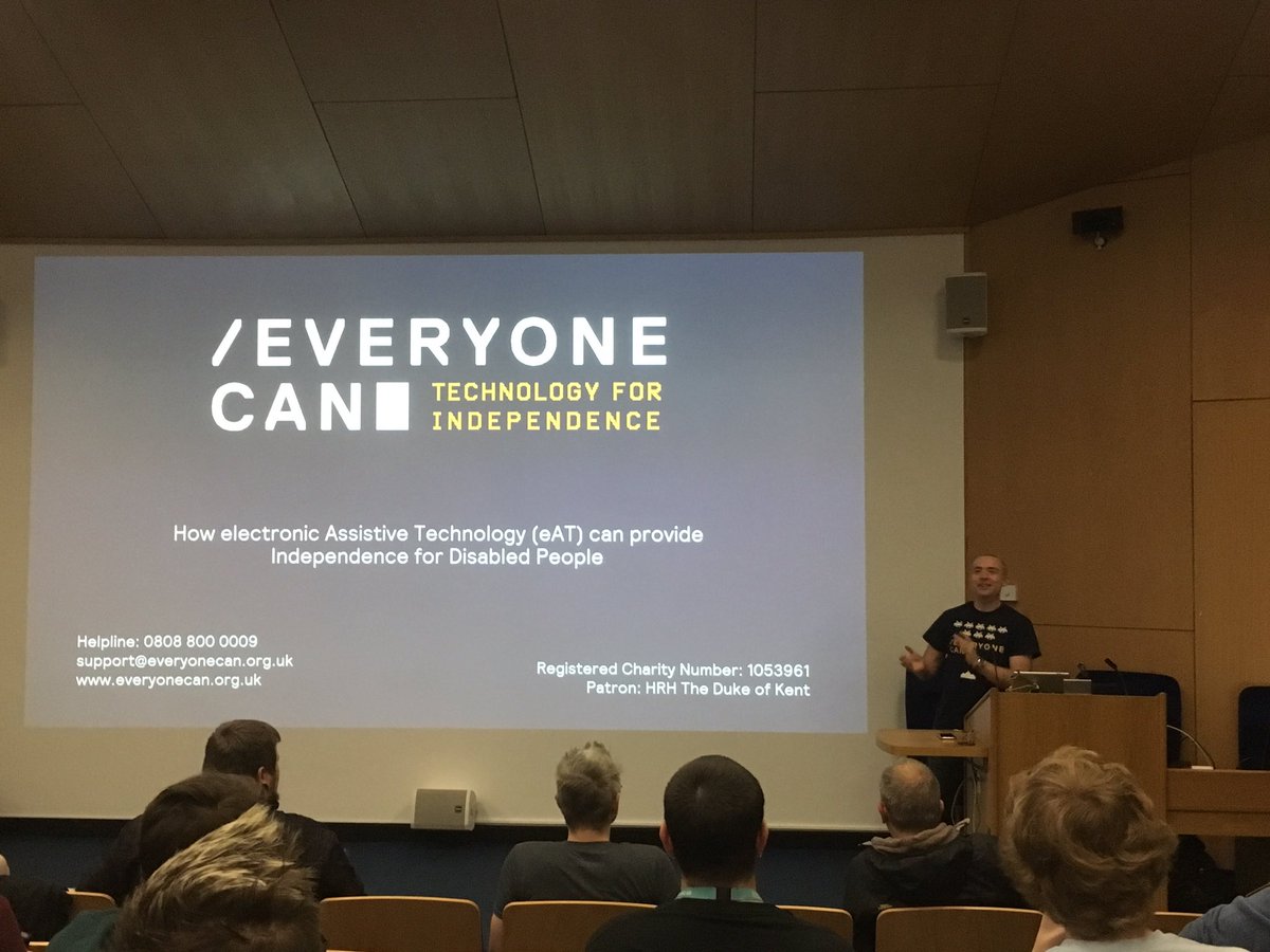 EveryoneCanUK's tweet image. Thanks @WeAreGameDev for having us today at InitGame(2018) conference. Great response from students wanting to help us and some very interesting talks by Game Devs! #gamedev #charity #everyonecan #gaming #gamer #inclusivegaming