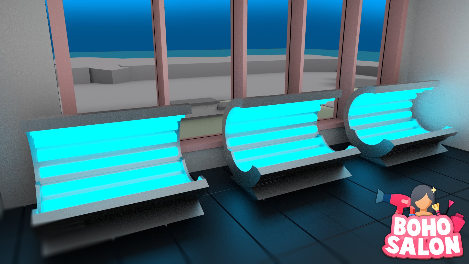 Olicai On Twitter A New Logo And Thumbnails For Boho Salon Roblox Robloxdev