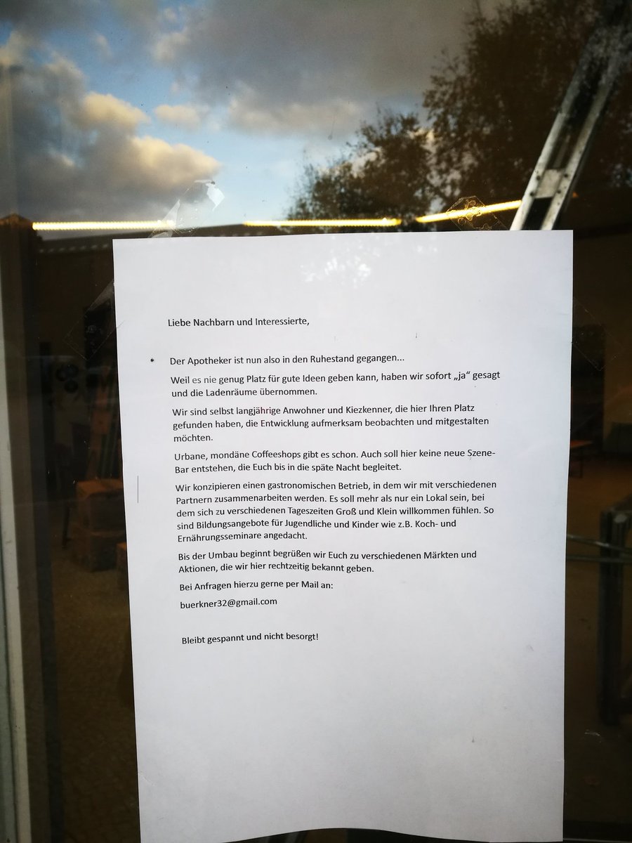 #Berlin #Neukölln Ex-apotheke an der bürkner str.