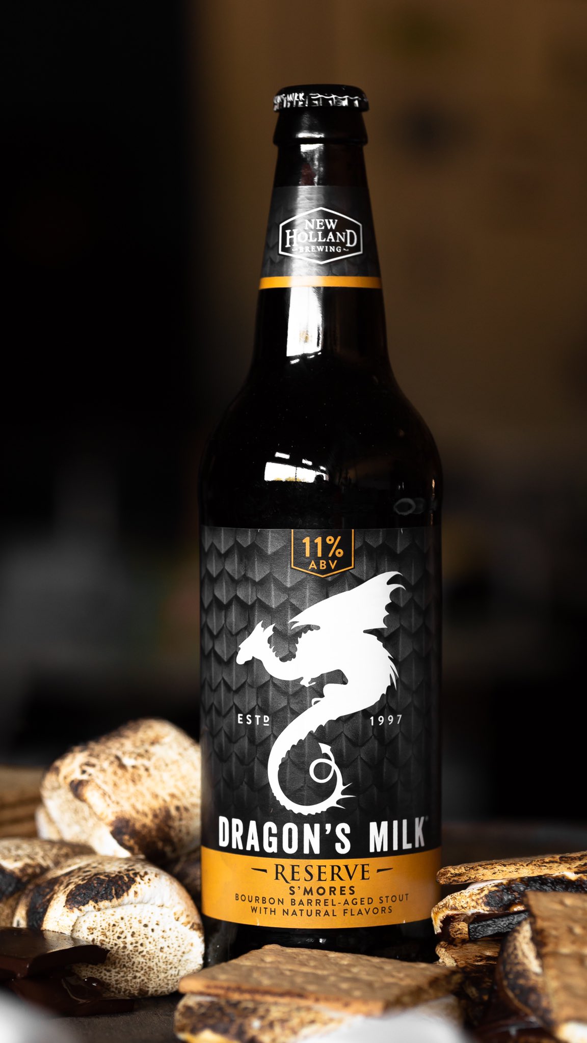 New Holland Brewing A Small Amount Of Dragon S Milk Reserve S Mores Will Soon Be Available In A Special Format Stay Tuned For More Info Dragonsmilkreserve Newhollandbrewing T Co Dcucmvq6ar Twitter