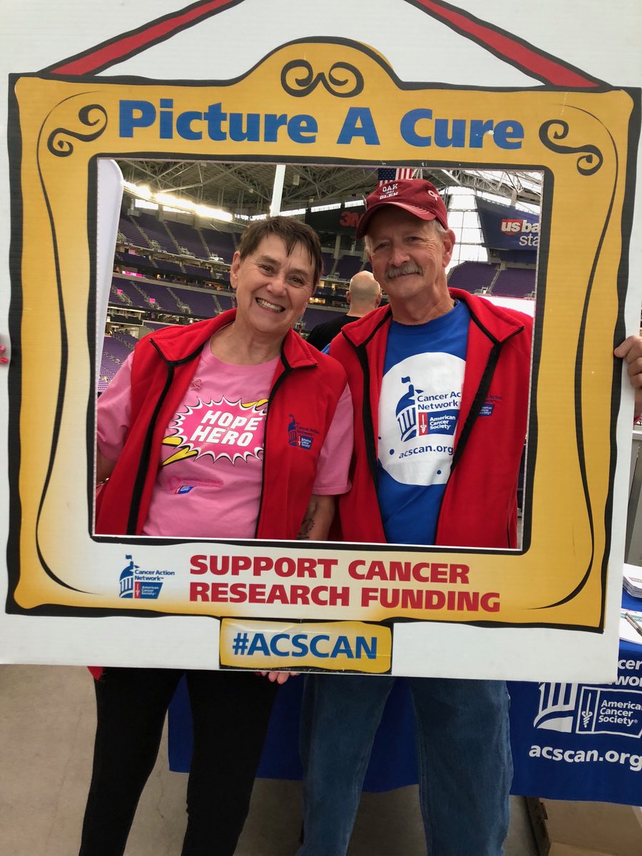 LoisRaboin's tweet photo. At US Bank Stadium for Strides walk. #TCStrides https://t.co/K108SP1QhB