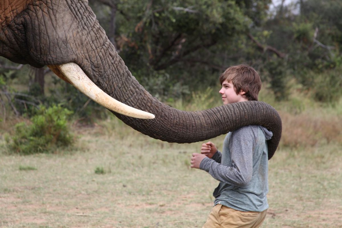 Sam meets his co-star in South Africa.