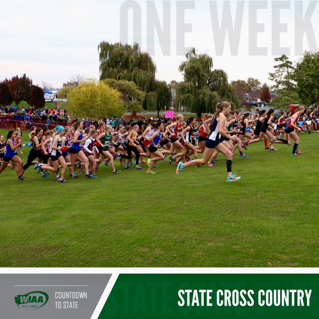 WIAA on Twitter "🚨State XC is 1️⃣ week away! Good luck to all the