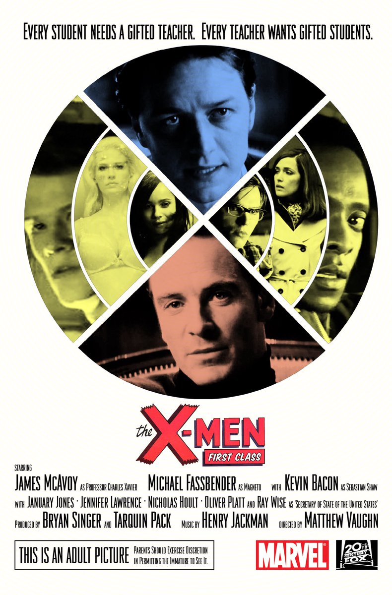 XMen #FirstClass, image size:790x1200