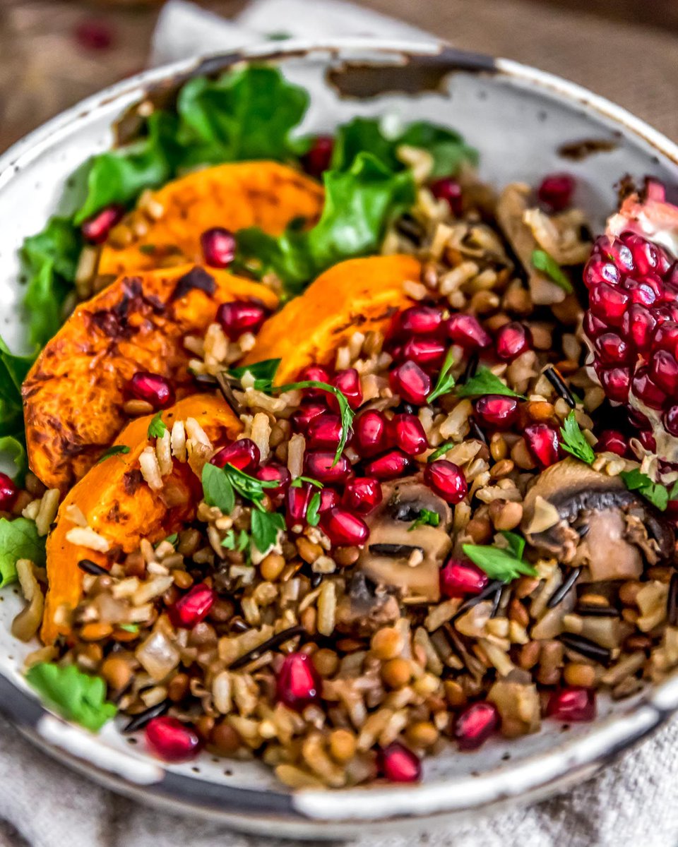 KitchnAdventure's tweet image. Healthy ingredients, aromatic spices, and cozy vibes come together in a magical way creating this beautiful Lentil Mushroom Wild Rice Pilaf! A perfect side dish for holiday gatherings and simple dinners alike! buff.ly/2ArbRka