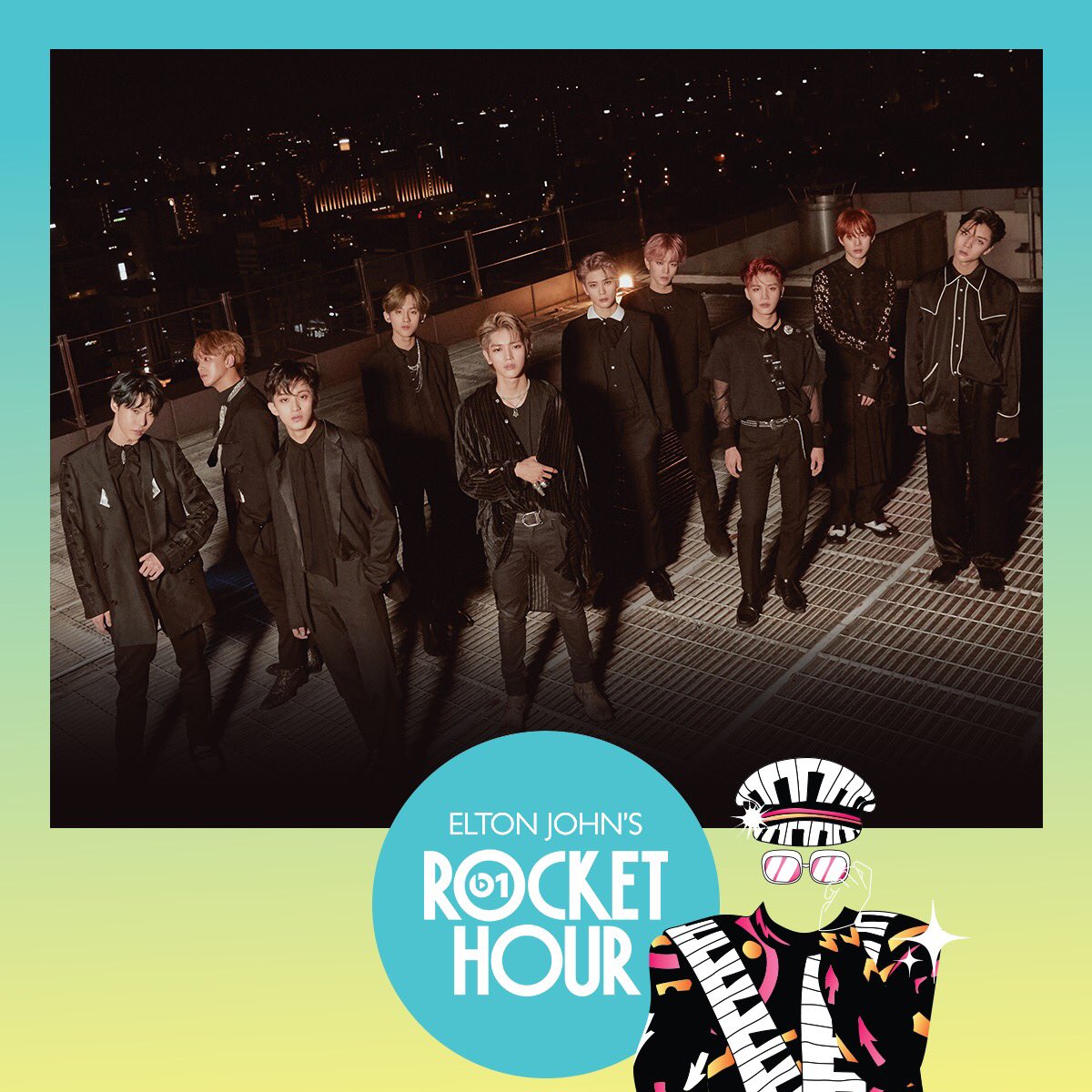 #NCTzen! It’s time for #RocketHour!!

Listen now: apple.co/eltonlive

Tune in again tomorrow 10/28 at 6pm PST ✊🏻💚

@Beats1 @EltonOfficial #NCT #NCT127