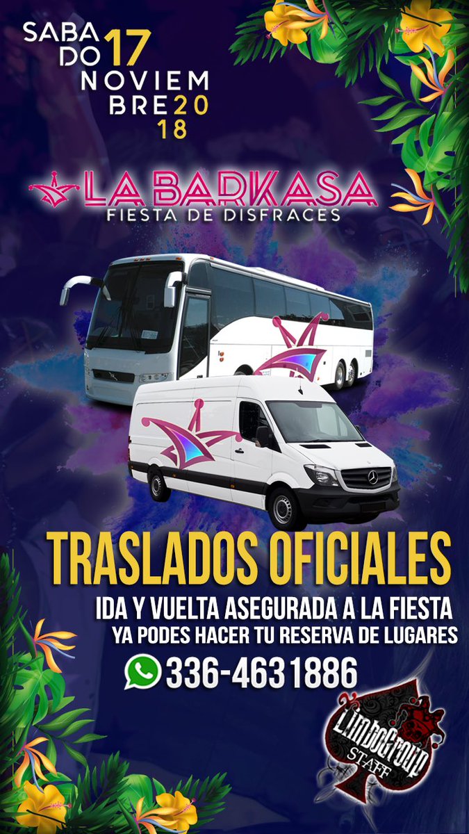 moodstaffok's tweet photo. HOY SÁBADO VENTA DE ANTICIPADAS Y TRASLADOS!
#GuarcFest #DamasGratisEnVivo
#Barkasa2018

▶️de 17:00 a 19:00hs en Olleros 77
▶️de 19:00 a 21:00hs en El Poeta

#LimboGroup ♠️ https://t.co/I0L6Jbenel