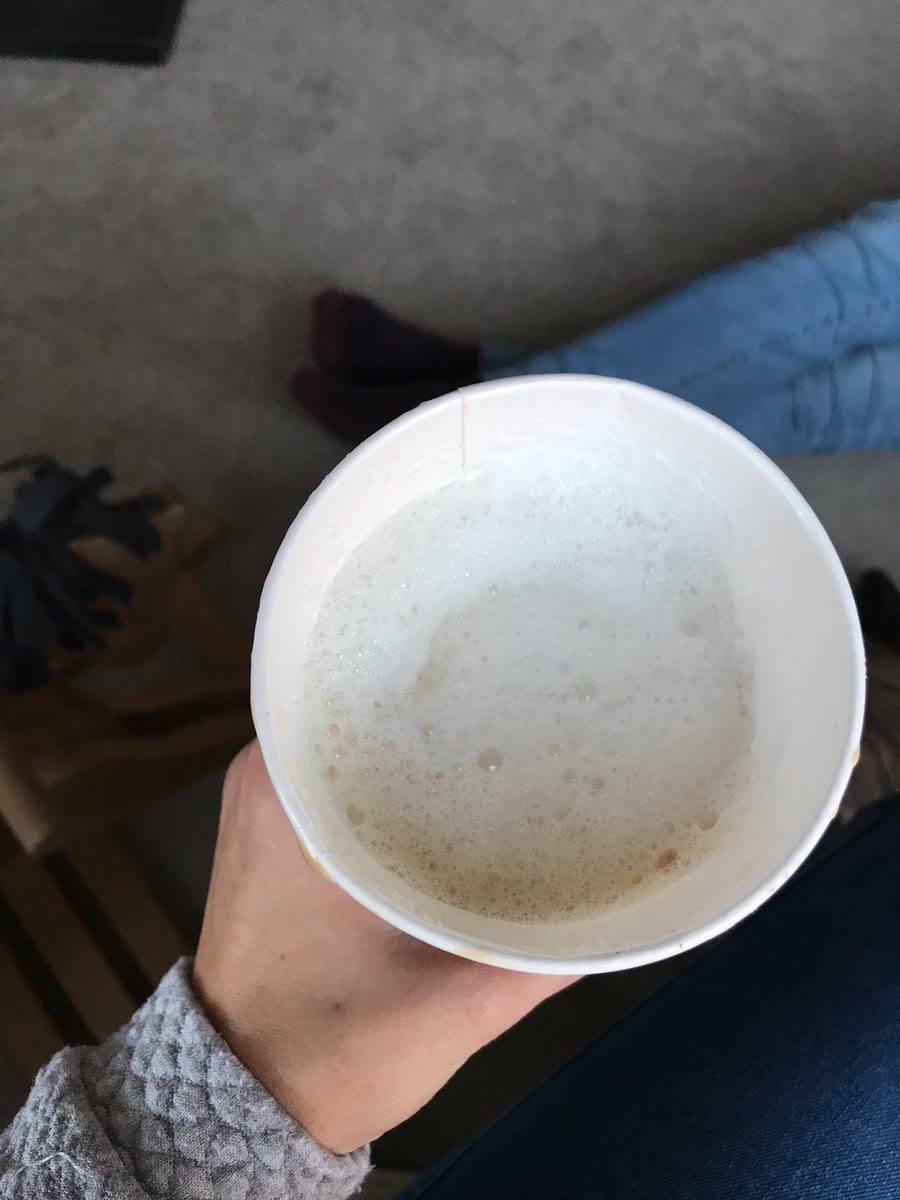 HollyGeraghty_'s tweet photo. Served half measures @CostaCoffee today 😯#shortchanged https://t.co/4LDZzxd4sv
