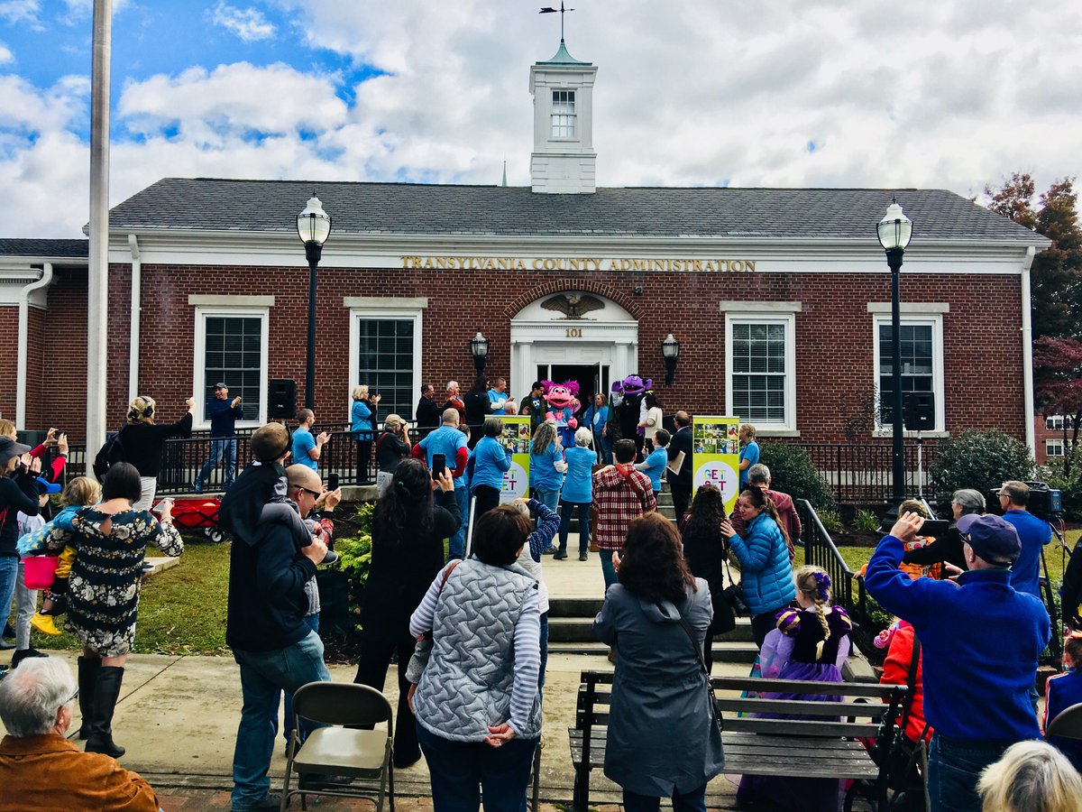 Our children are our future workforce! Transylvania County becomes the 4th community in the nation to become an official Sesame Street community! Thank you Early Childhood Initiative Partners! #naturaladvantage #leadbyexample #getset #transylvaniacounty #halloweenfest #brevard