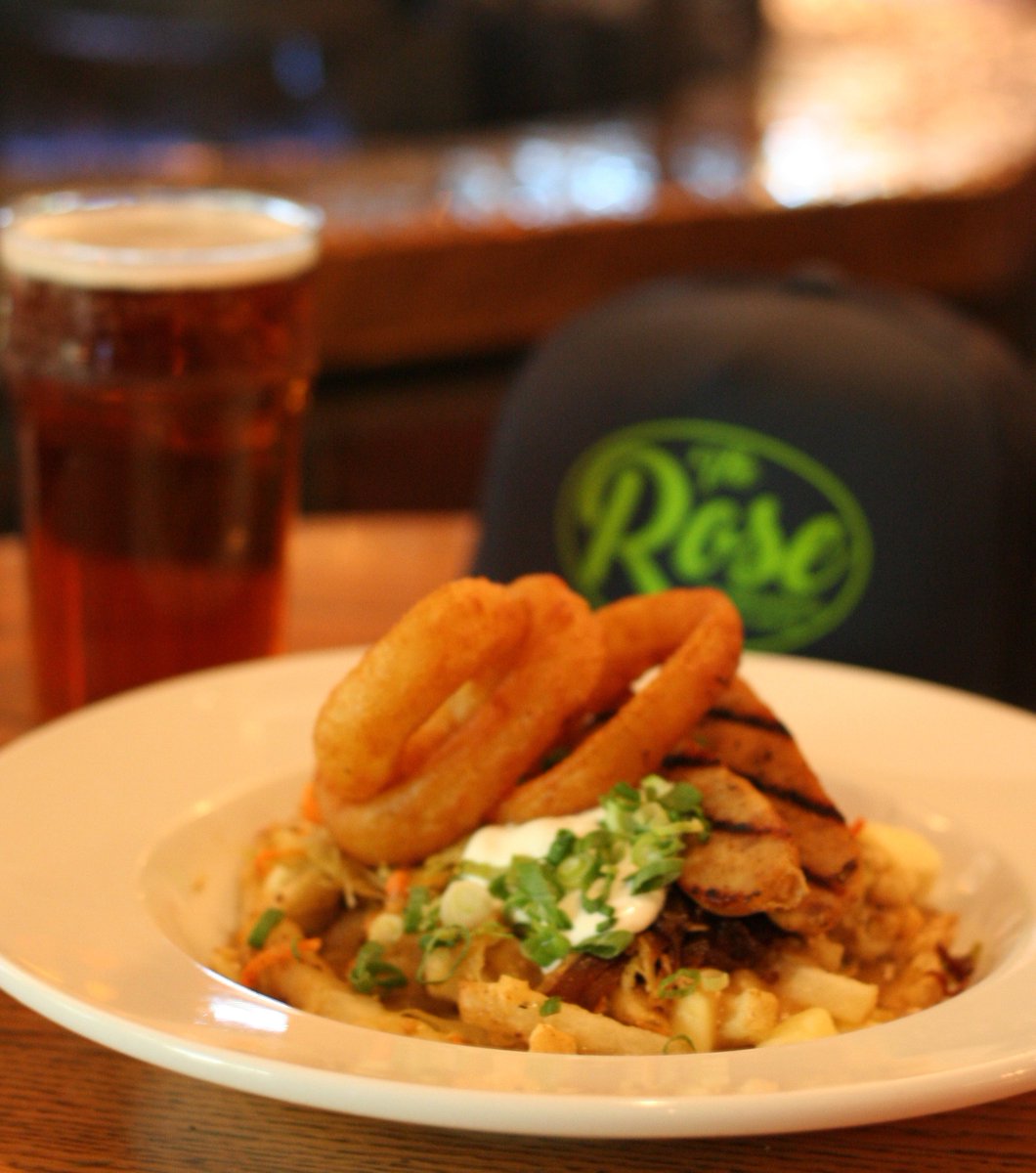 PoutinePurpose's tweet photo. If you're headed to the pub today make it count by eating poutine and helping @mealshareyyj! Try @swansvictoria @GarricksHeadPub The Rose Pub or @fifthstreetbar #PoutineWeekYYJ https://t.co/kfvvMaQ7uE