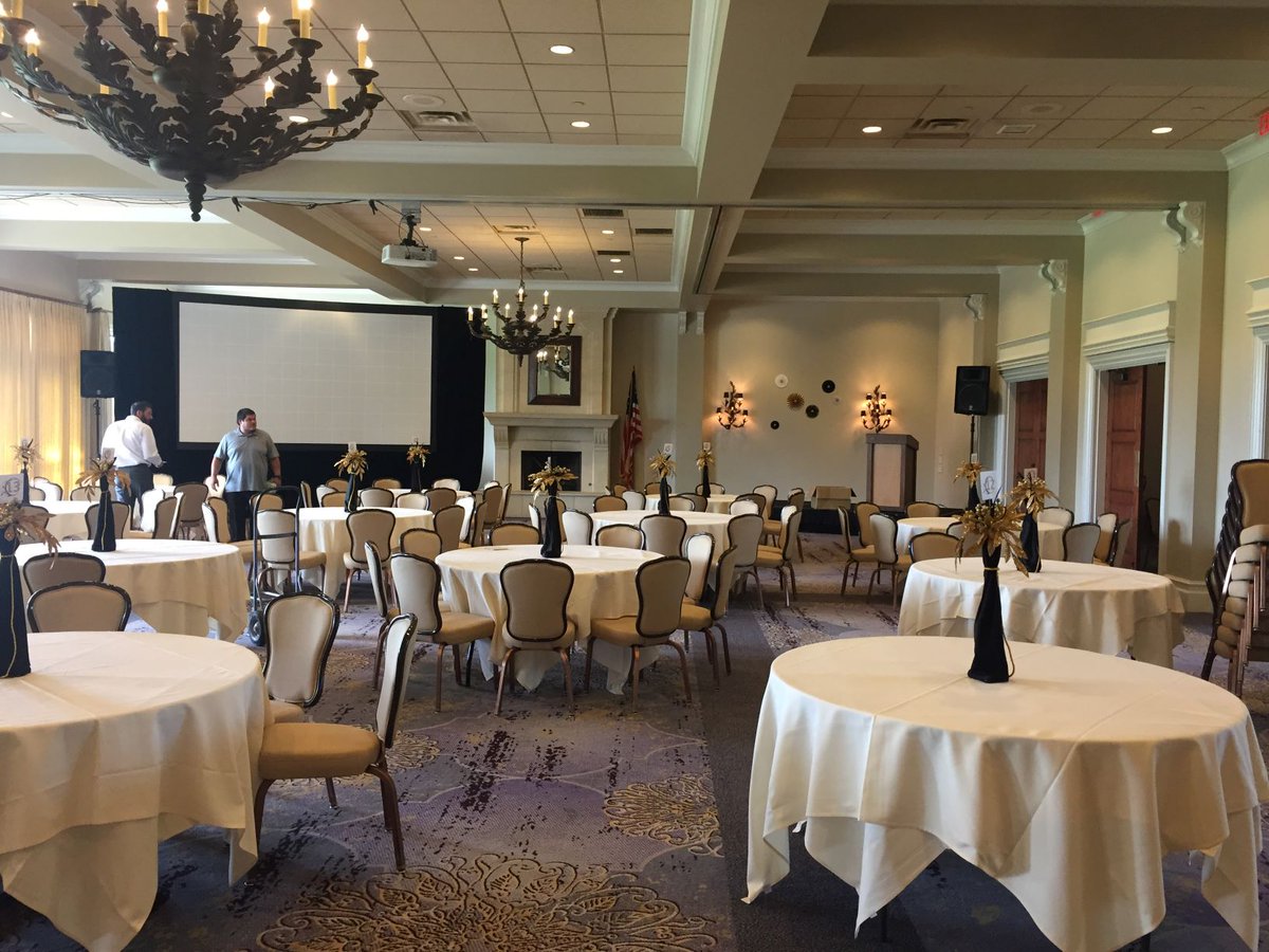 SebRotary's tweet photo. The Dining Room is getting set and the Silent Auction Room is filling up with some amazing items! #2018Gala   Ready to raise a ton of money for our Community tonight! https://t.co/MsIIulyMQX