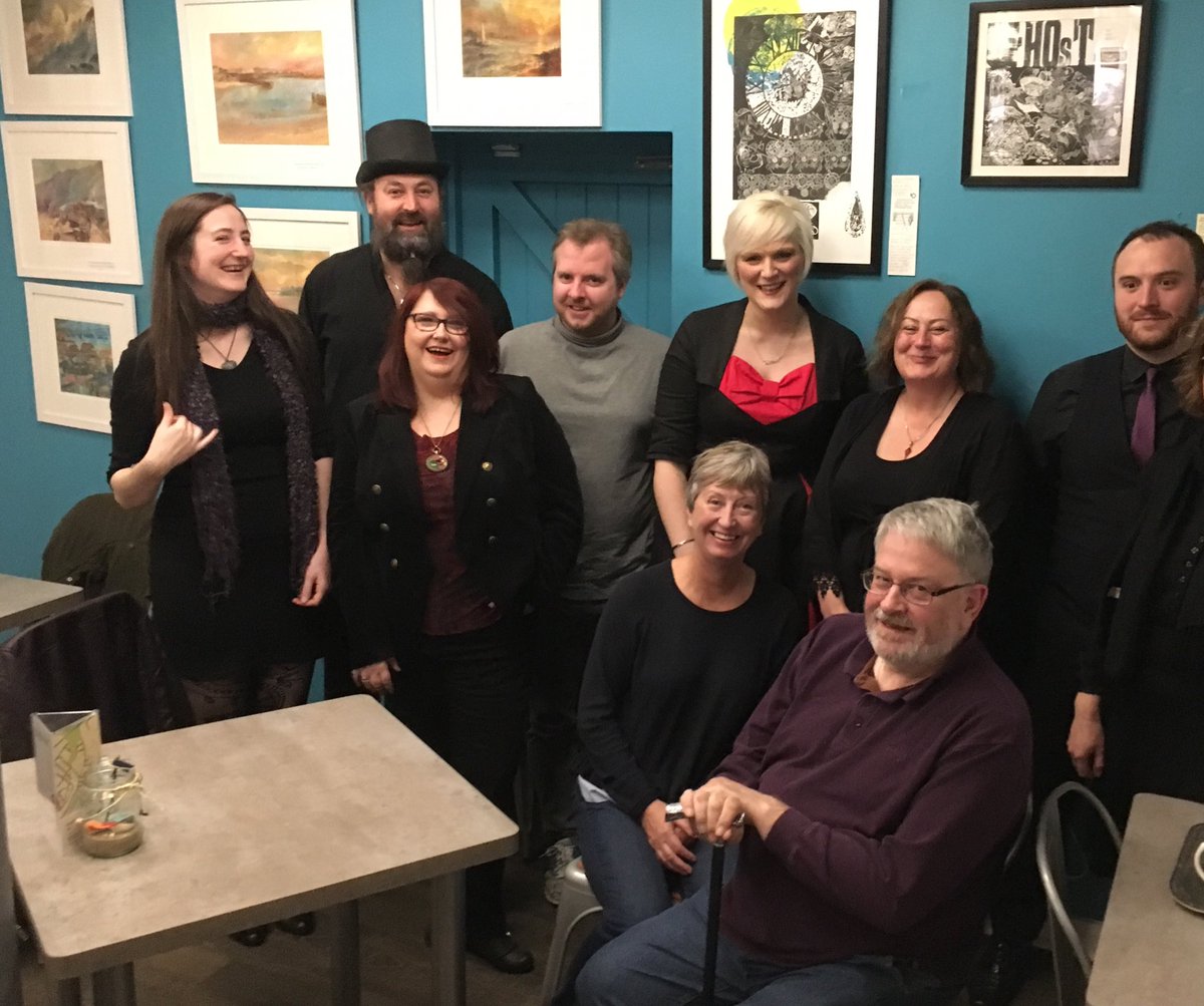 elementaryVW's tweet photo. Thanks to the lovely members of #ElementaryWriters who read at #PanicatOLL this evening. Thanks to all at @Old_LowLight who allowed us to read our spooky stories. And thanks to the audience for listening. Sleep well!! 🎃👻☠️ https://t.co/bX1rY3usgQ