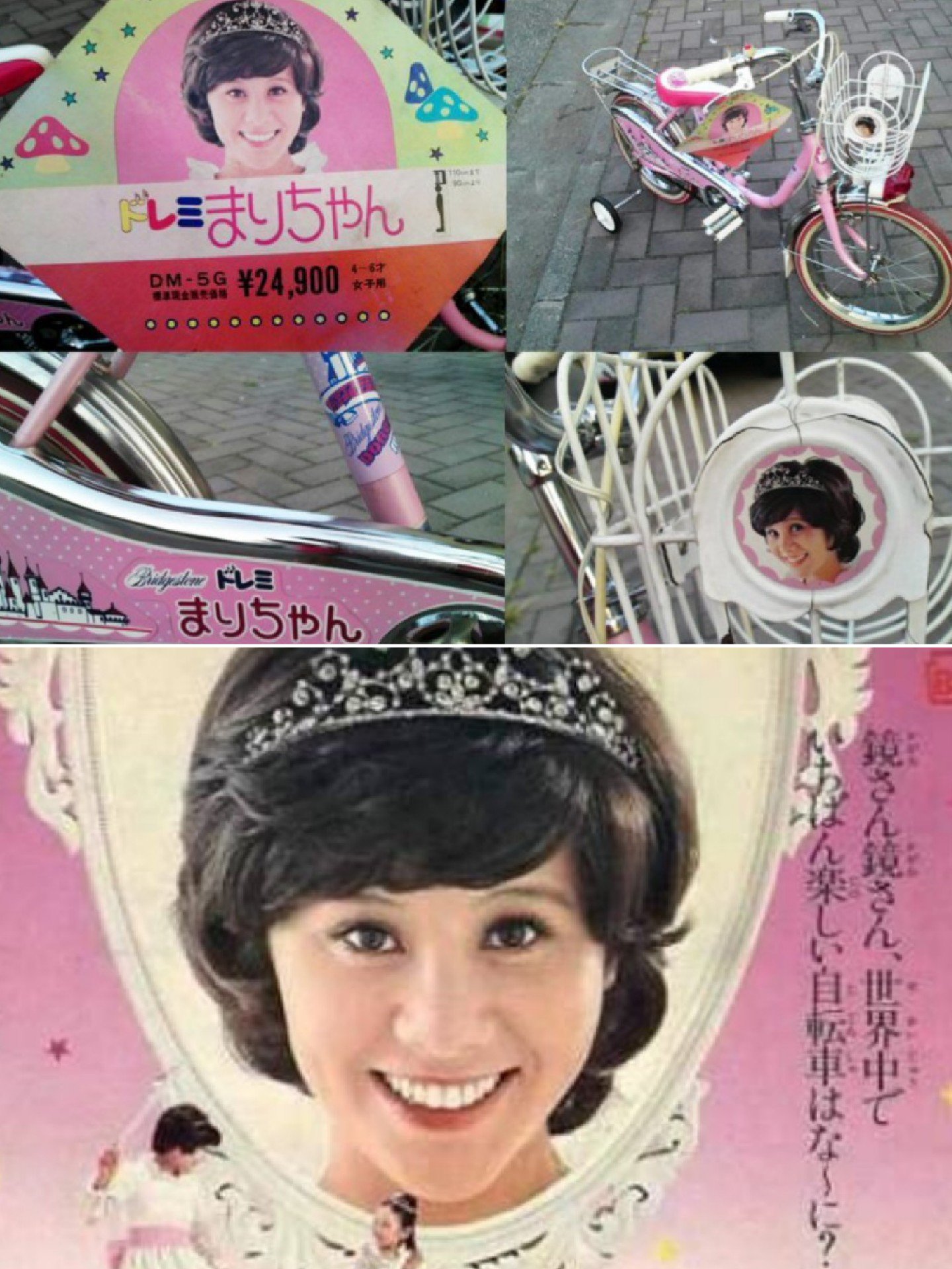 ビンテージ ブリヂストン アグネスチャン 幼児用自転車 アグネスドレミ