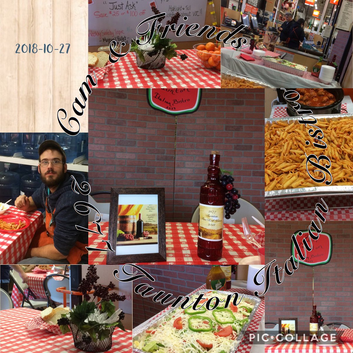 Last weekend of CAM &amp; Friends: An Italian welcome from 2677 Taunton Italian Bistro. Angus is hard at work, running register;John from D94-enjoying delicious food, made by OASM-Daryl <a href="/darylouellette/">Daryl Ouellette</a> <a href="/tauntonHD2677/">Taunton HD 2677</a> <a href="/corelli189/">Lori Corelli</a> <a href="/jamespoole26/">James Poole</a>