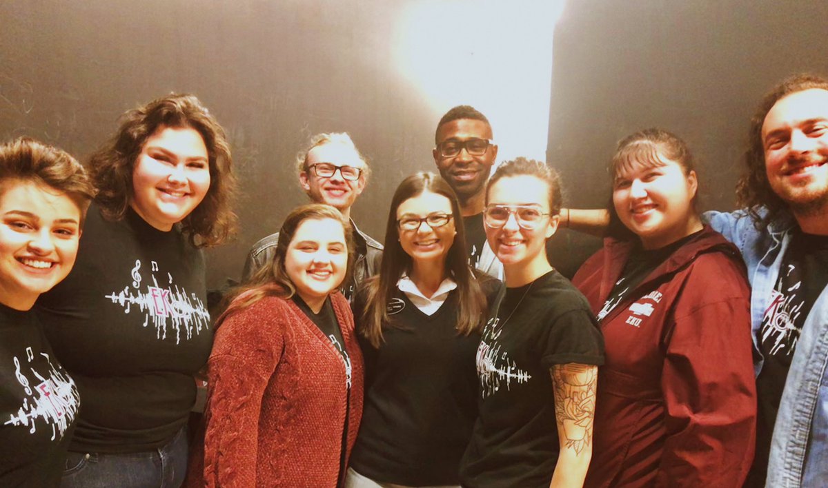 EKosEKU's tweet photo. Thank you to Stephanie Whaley and the Eastern Kentucky University office of admissions for inviting EKos to perform at today’s EKU Spotlight weekend! We loved welcoming future EKU students and representing the EKU School of Music! https://t.co/9Ghsea9Sdu