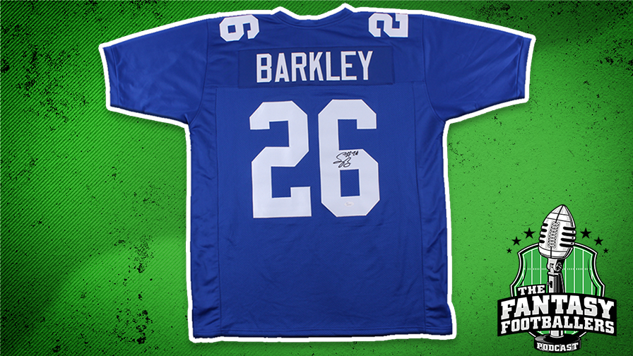 signed saquon barkley jersey