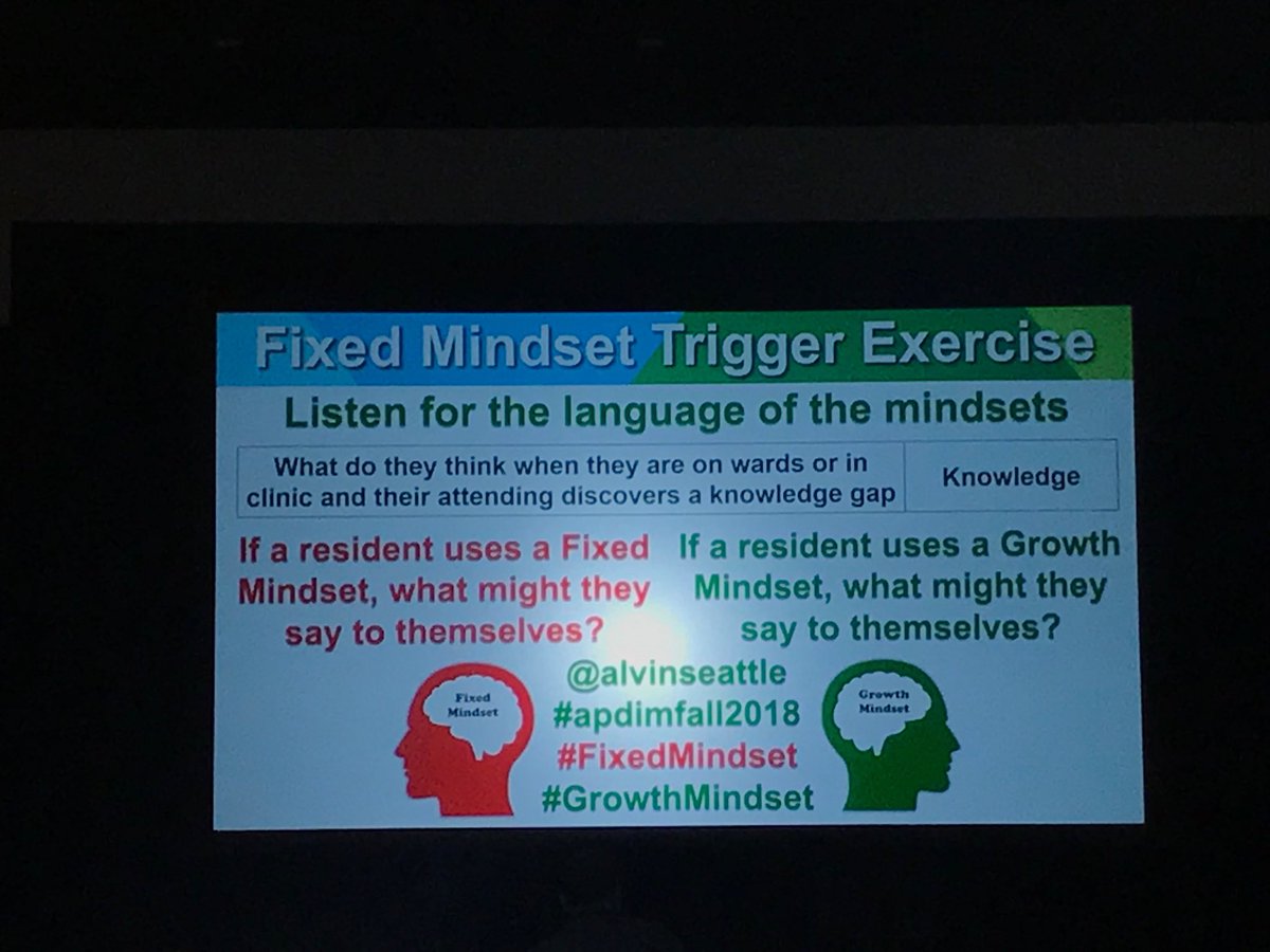 abbyWUim's tweet photo. ⁦@CCF_IMCHIEFS⁩  what do you think? How to help all trainees see knowledge or skill gaps an opportunity to learn and grow rather than a defect or inadequacy? How can we promote that culture where we are all works in progress!? “My mistakes are my learning”. #apdimfall18 https://t.co/vuve9YO7nQ