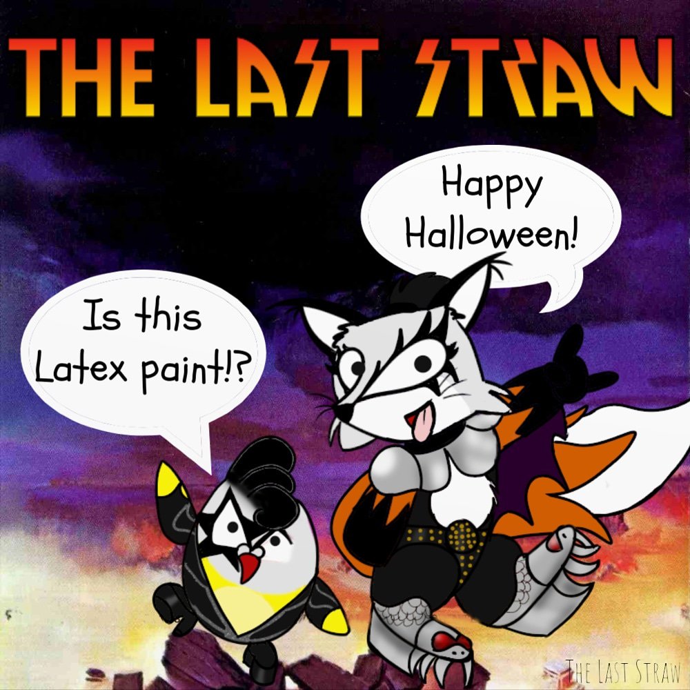 laststrawcomic's tweet photo. 🎃🐥🦊🤘👅
✍Written by: @djdarklord
👩‍🎨Illustration by: @nmchauprints
•
#thelaststraw #lol #funny #comedy #fox #bird #originalcharacters #comic #comics #comicstrip #lenovo #lenovoflex5 #fall #autumn #halloween #happyhalloween #kiss #genesimmons #paulstanley #destroyer https://t.co/BzP3Jpfx23