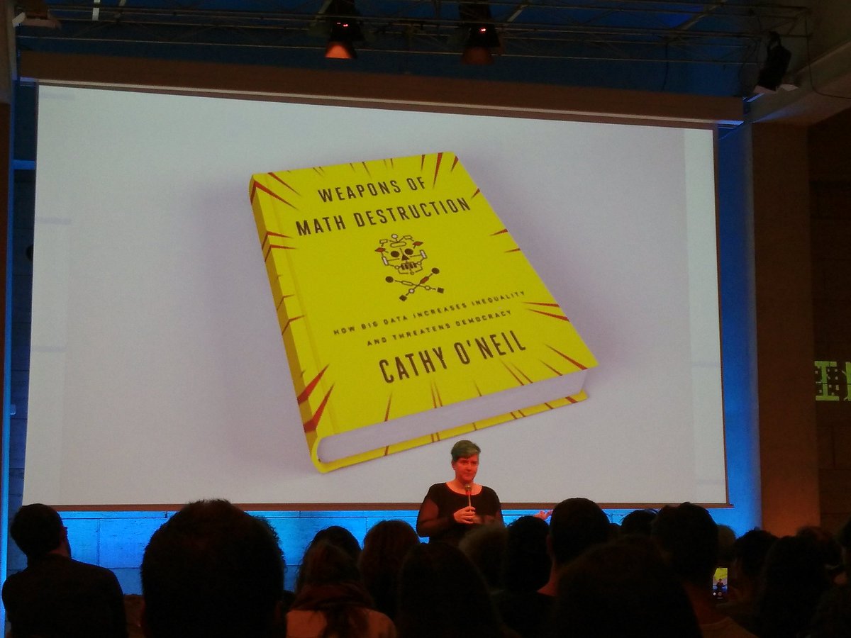 dpr_barcelona's tweet photo. #Algorithms always work for the people who build them.

[yep... keep reading it again and again]

@mathbabedotorg 

#influ2018 https://t.co/PaKvzWtJTK