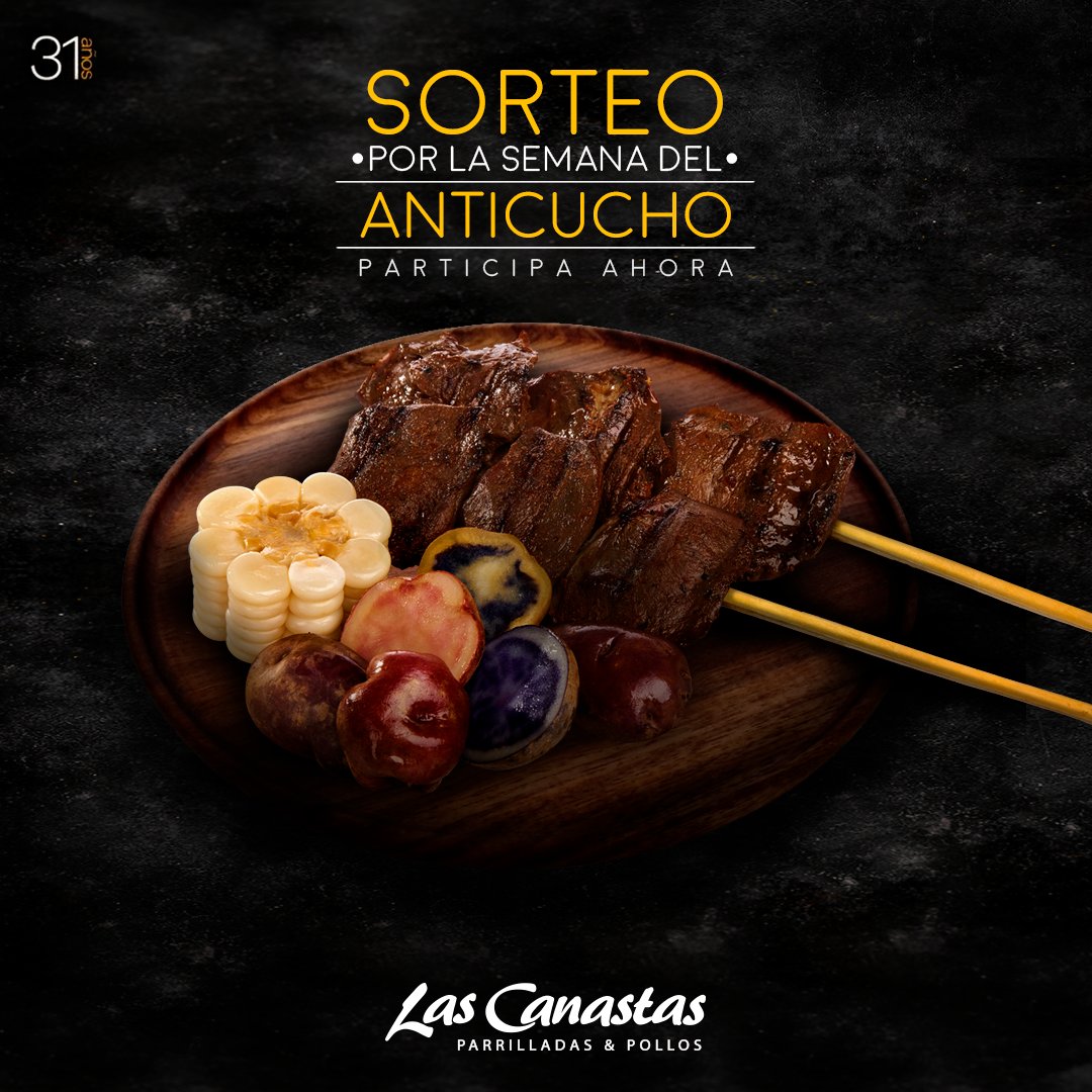 lascanastasperu's tweet image. Sorteamos 2 porciones de anticuchos* entre todos los que le den RT a este tuit, no olviden seguirnos.

¡Es súper fácil!