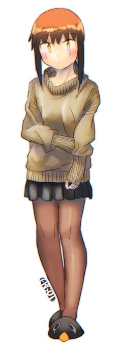 「brown pantyhose」 illustration images(Oldest｜RT&Fav:50)