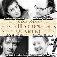 MozartCircle's tweet photo. This month discover the Story & the Art of @LondonHaydn4tet! With #CatherineManson @cmbdis International Violinist & founder/1st Violin of @LondonHaydn4tet! #ff #MichaelGurevich #JohnCrockatt #JonathanManson https://t.co/cwaOxHaWYq https://t.co/pyn1RxdihI