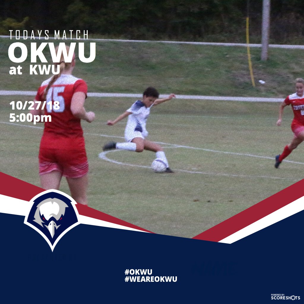 It’s GAMEDAY!!! 

Where: Kansas Wesleyan University
When: 5:00 pm kick off 

Lets go Eagles #okwu #WeAreOKWU #kcac #kcacscores