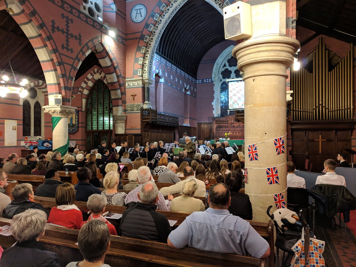 Taff Vale Brass Band kicking us off with style.
#PontypriddRemembers #WeWillRememberThem