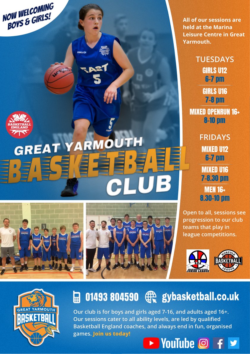 GYBasketball's tweet photo. Want to start playing basketball? If you're aged 7+ we want to see you at #GYBasketball. Join us at our next training session and #StartBalling #TogetherWeAreBasketball https://t.co/P7FHSElGn1