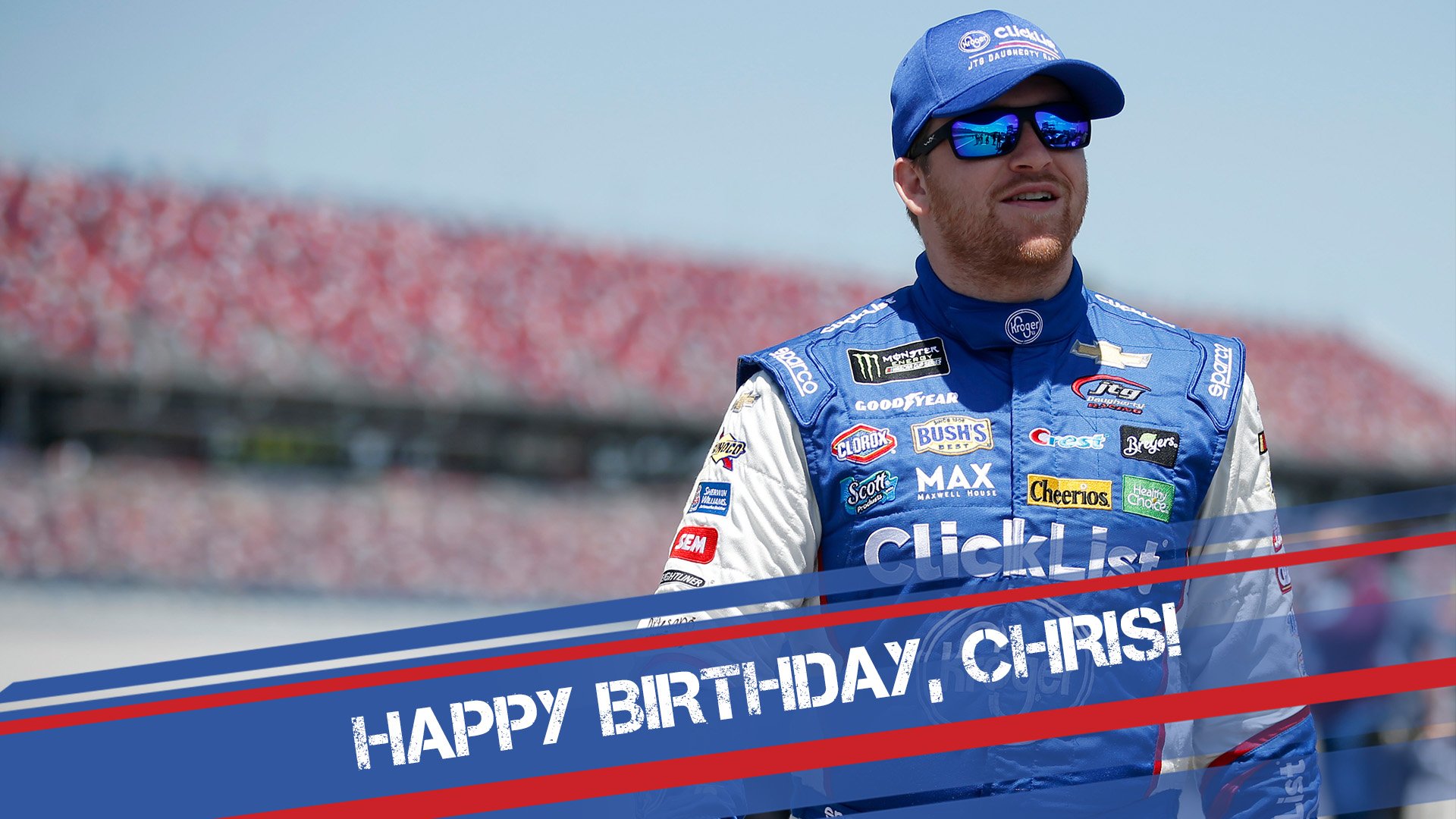 Happy Birthday to the No. 37 wheelman, to wish him a happy day!   