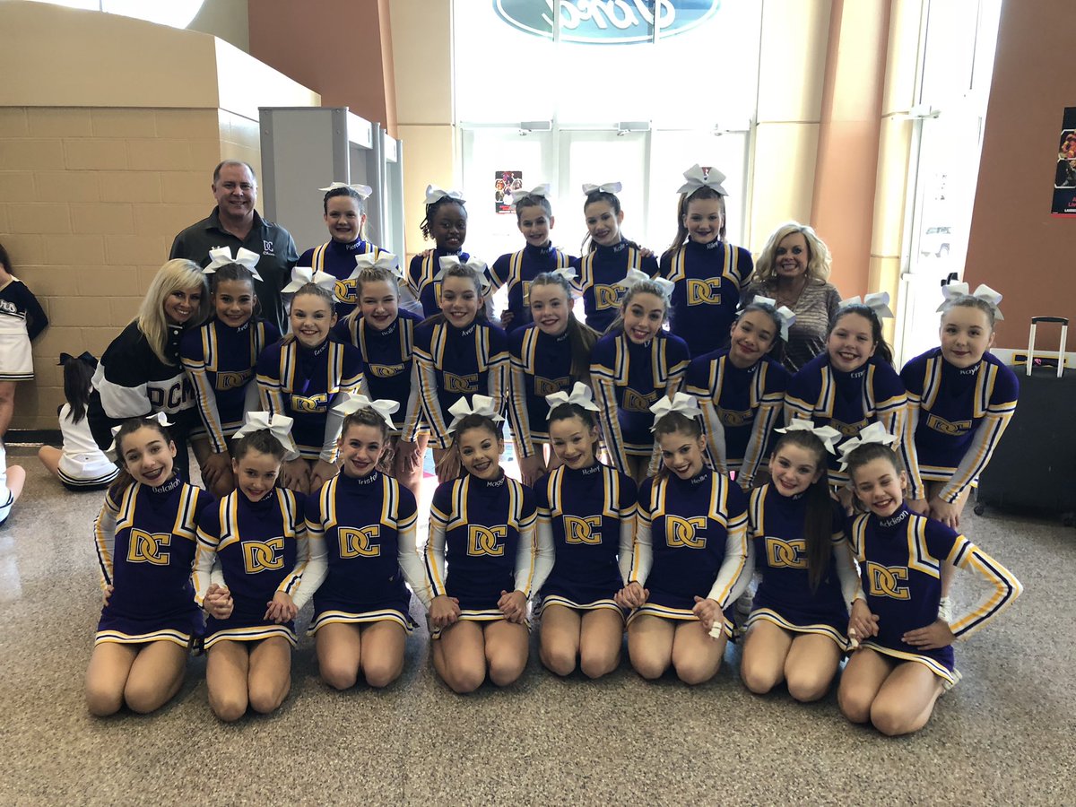 TweetDCS_DCMS's tweet photo. Good luck to DCMS Cheer! They are competing in the UCA Mid-South Regionals today. #dccheer #gojags #teamdcs https://t.co/JYjCdlCbfM
