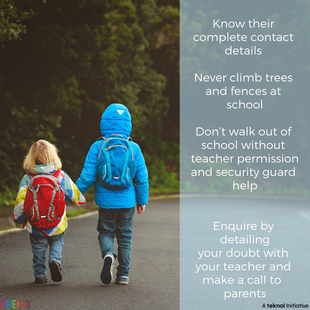 PREto3_App's tweet photo. Start important conversations with kids about their safety at school.

#teknol #preto3 #safetylessons #schools #kidslessons #preschool #toddlers #safetyrulesatschool #schoolsafety #presepctive #emergencies #securityguard #safetyatschool https://t.co/ZLMCBYgArX
